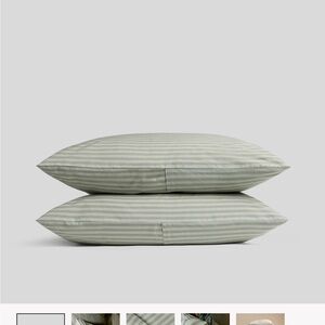 Parachute percale pillowcase set back envelope